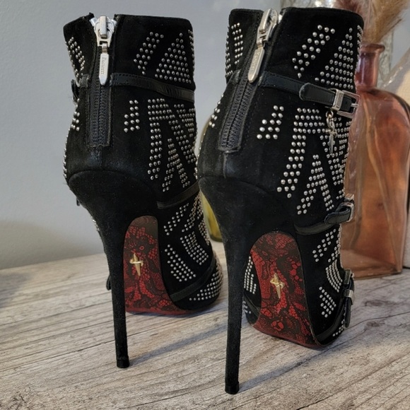 Cesare Paciotti Swarovski Dagger Stilettos - Picture 3 of 6